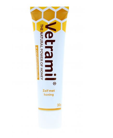 Vetramil Honingzalf - Huidverzorging - 13.40 cm - 30.00 - 3.10 cm - 3.10 cm