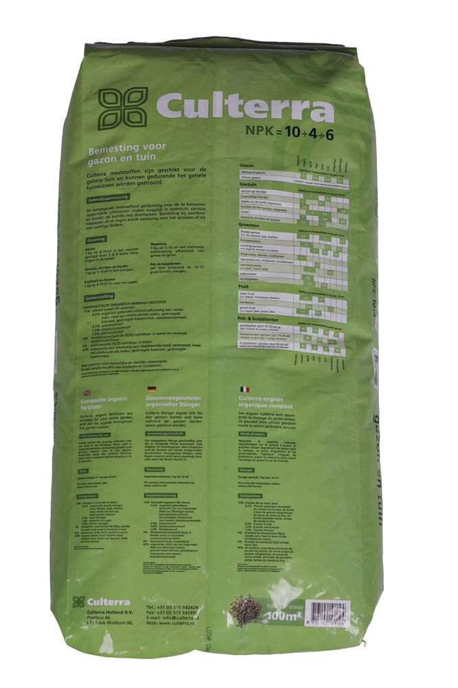 Culterra Meststof - 100 m² - 10 kg