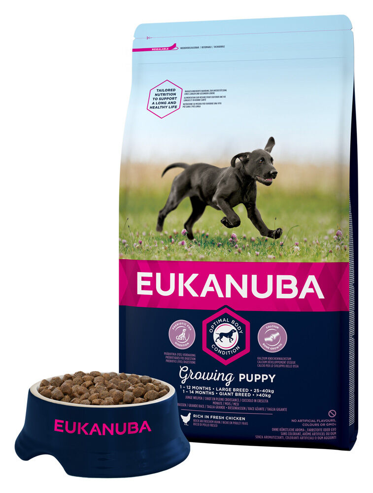 Eukanuba Growing Puppy Large - Hondenvoer - Kip - 3 kg Eukanuba Growing Puppy Large - Hondenvoer - Kip - 3 kg