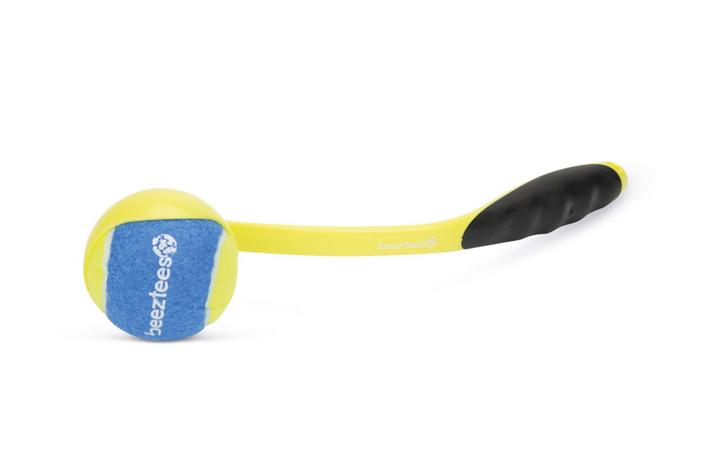 Beeztees Fetch Tennisbalwerper - Apporteren - Hondenspeelgoed - 42.50 cm - Geel - 11.50 cm - 7.00 cm