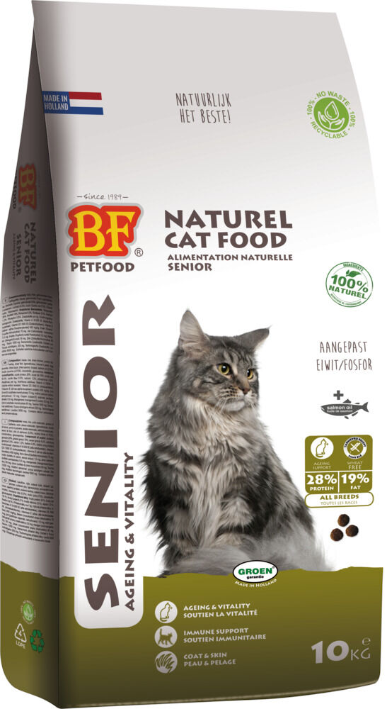 BF Petfood Senior Ageing - Kattenvoer - Kip - 10 kg