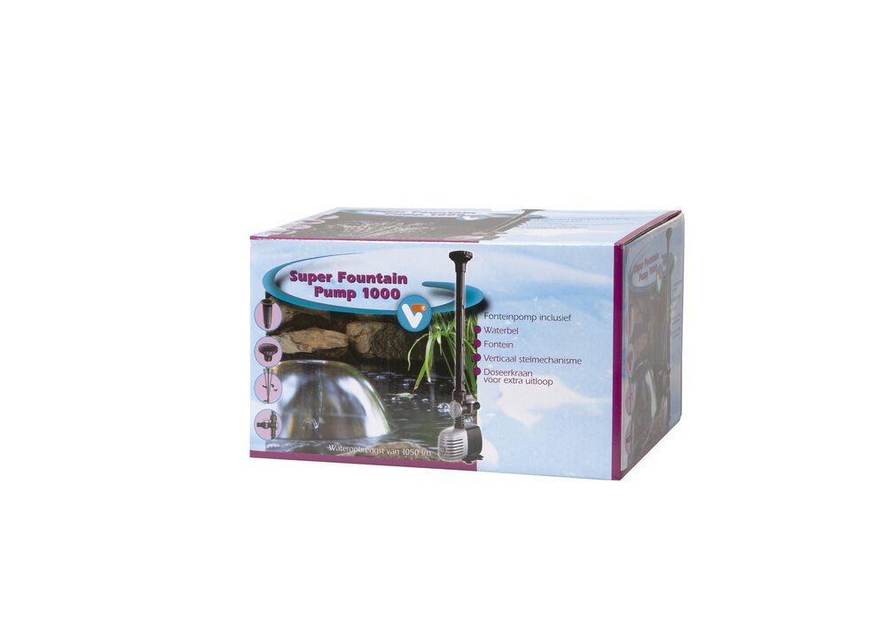 Velda Fonteinpomp Super - 25.00 W - 15.90 cm - 23.30 cm - 15.90 cm