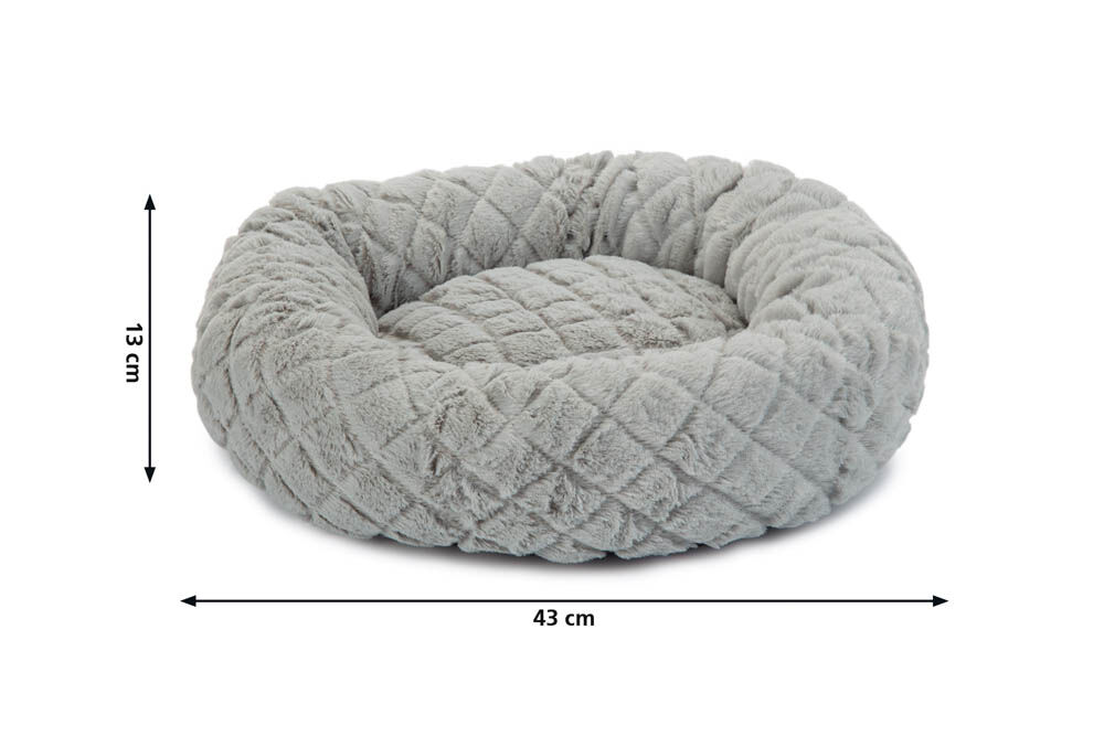 Beeztees Levisa - Ligmand - 13.00 cm - Grijs - 43.00 cm - 43.00 cm