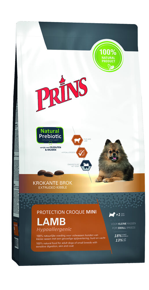 Prins Protection Croque Mini Lamb Hypoallergenic - Hondenvoer - Lam - Rijst - 2 kg