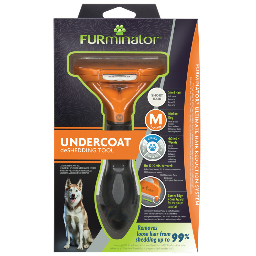 FURminator Hond Kort Haar - Borstel - 23.50 cm - 13.00 cm - M - 5.50 cm FURminator Hond Kort Haar - Borstel - 23.50 cm - 13.00 cm - M - 5.50 cm