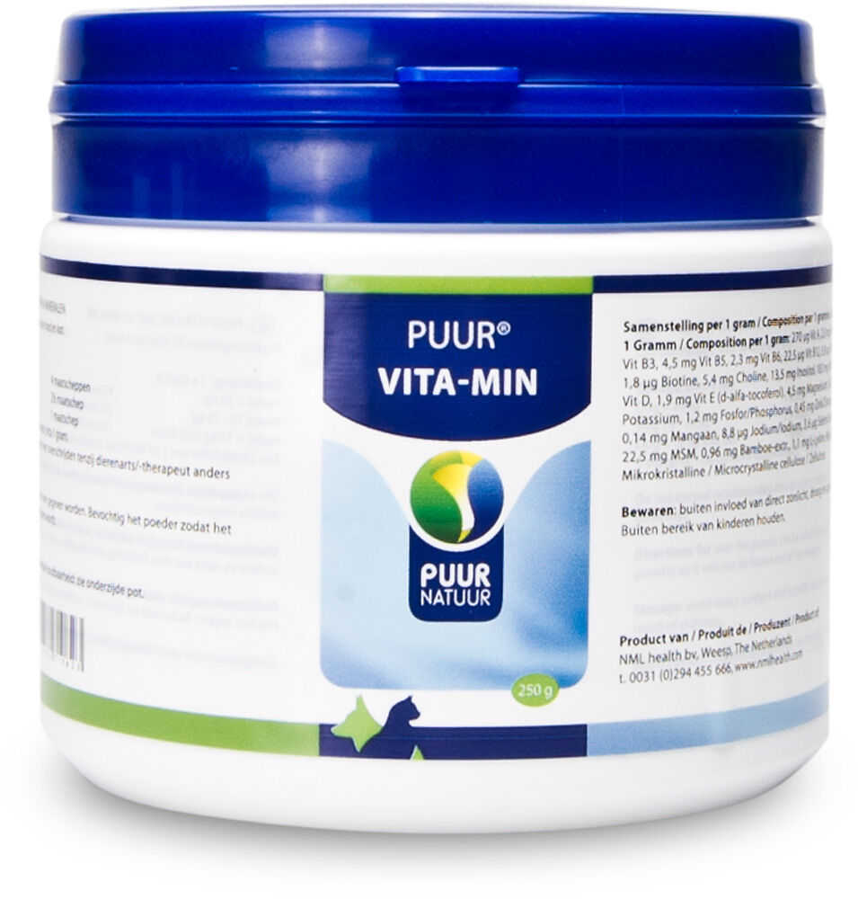 Puur Vita-Min - Voedingssupplement - 1.00 cm - 250.00 - 1.00 cm - 1.00 cm