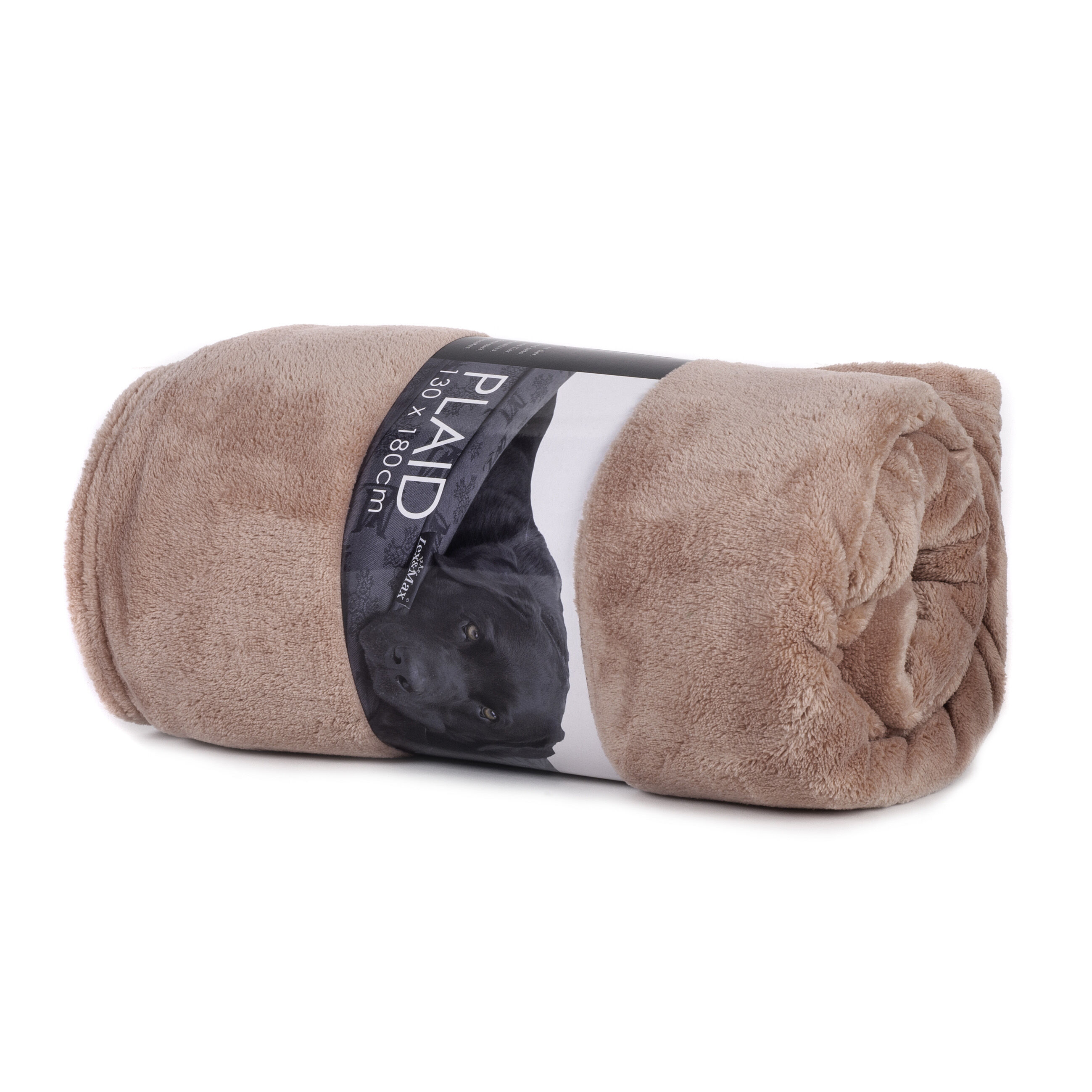 Lex & Max Fleeceplaid - Hondendeken - 1.00 cm - Roze - 180.00 cm - 130.00 cm