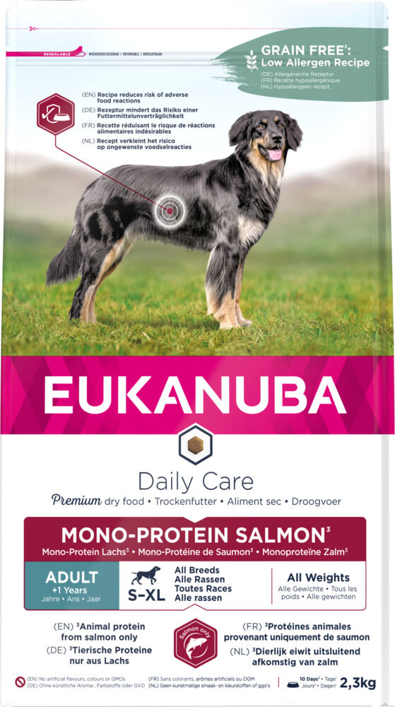Eukanuba Daily Care Mono Protein  - Hondenvoer - Zalm - 2,3 kg