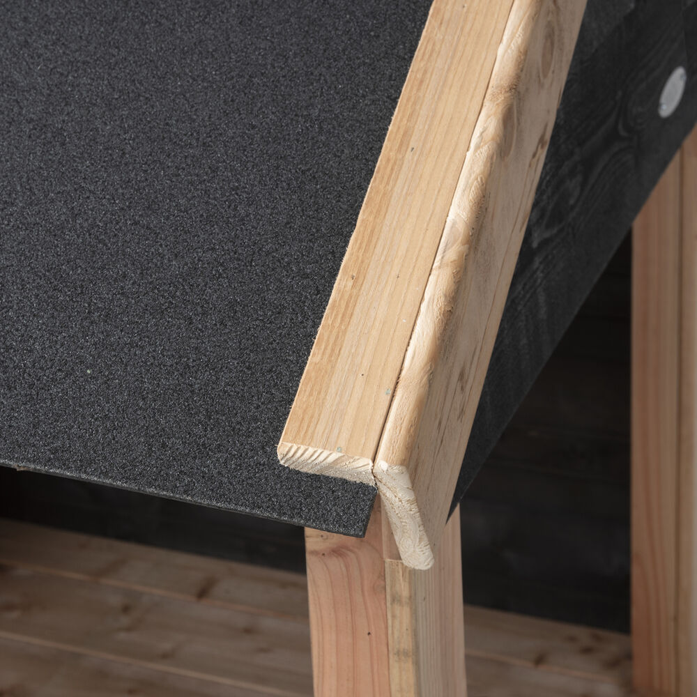 Voldux Stijn - Hondenhok - 110.00 cm - Naturel / zwart - 113.00 cm - 201.00 cm