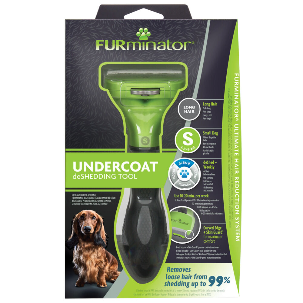 FURminator Hond Lang Haar - Borstel - 23.50 cm - 12.30 cm - S - 8.00 cm
