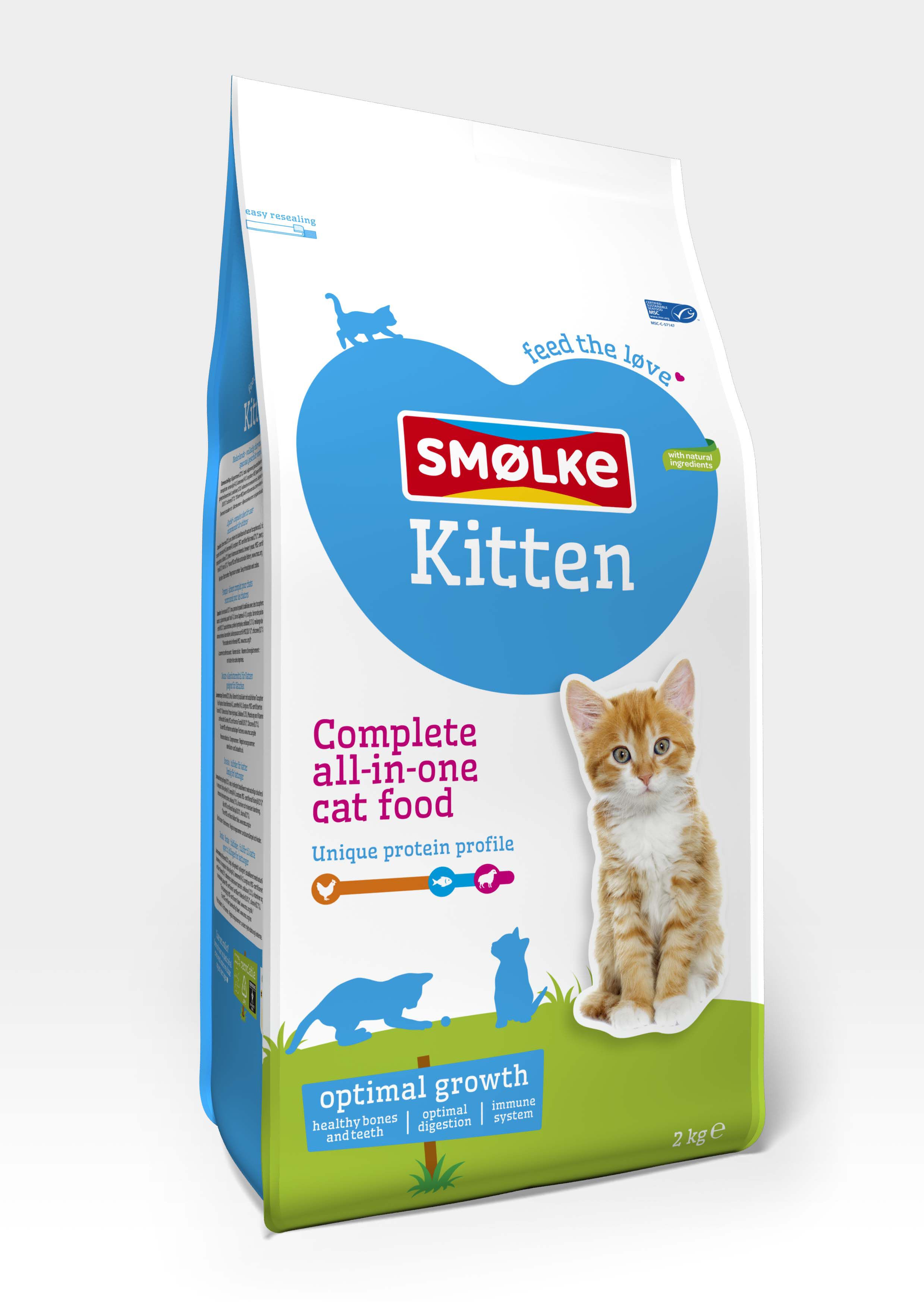 Smölke Kitten - Kattenvoer - Kip - Vis - 2 kg