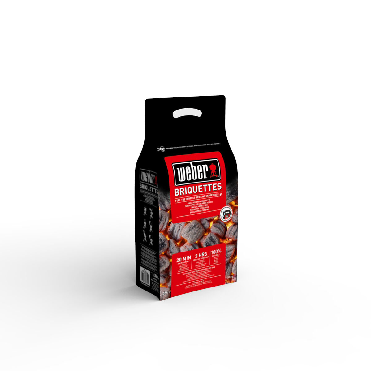 Weber Briketten - BBQ brandstoffen - 4 kg