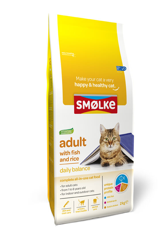 Smölke Adult - Kattenvoer - Vis - 2 kg
