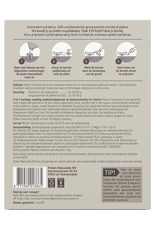 Pokon Tuinmest - Siertuinmeststof - 1 kg