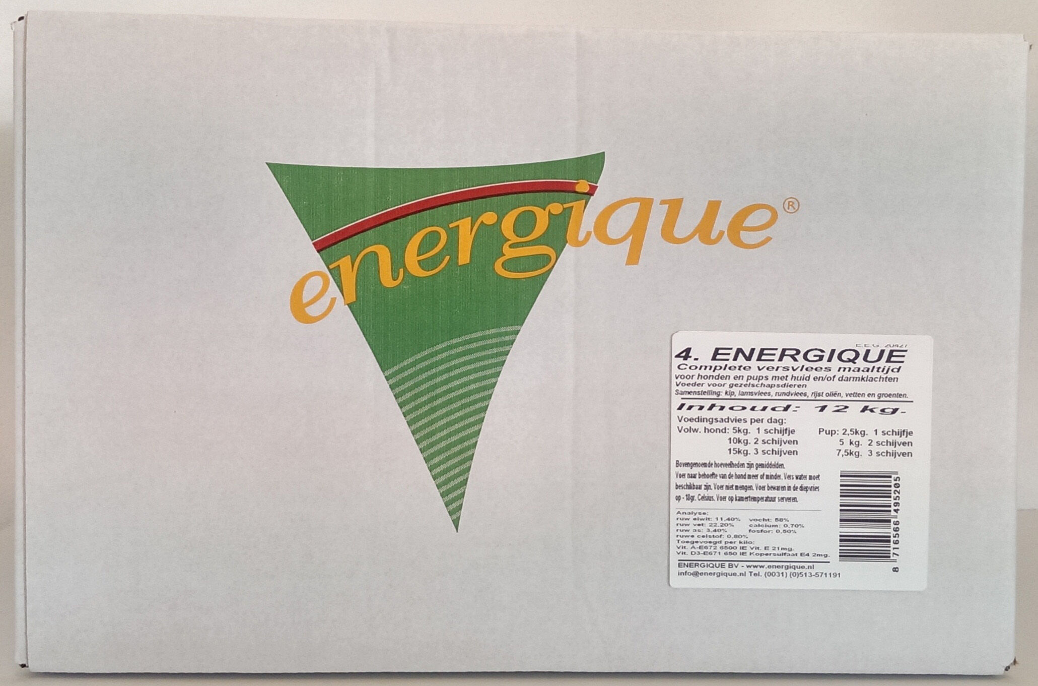 Energique Special - Vers Vlees - Hondenvoer - Kip - Lam