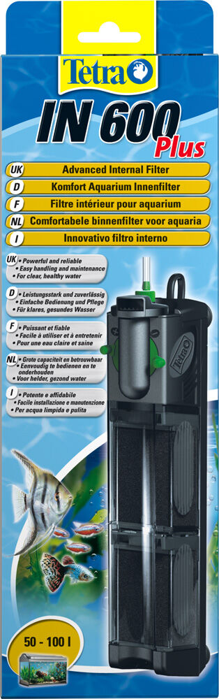 Tetra Binnenfilter Plus IN 600 - Filters - 600 - 1 stuk Tetra Binnenfilter Plus IN 600 - Filters - 600 - 1 stuk