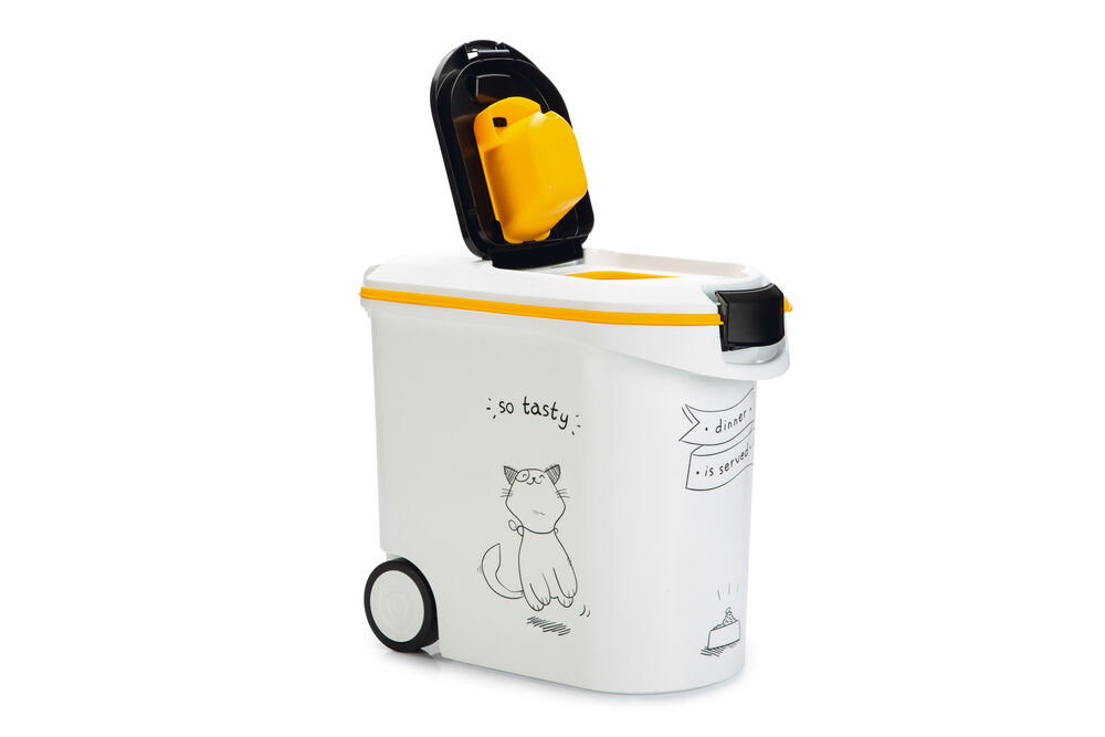 Curver Dis - Kat - Voercontainer - 35.00 l - 1.00 cm - Wit - 28.00 cm - 1.00 cm