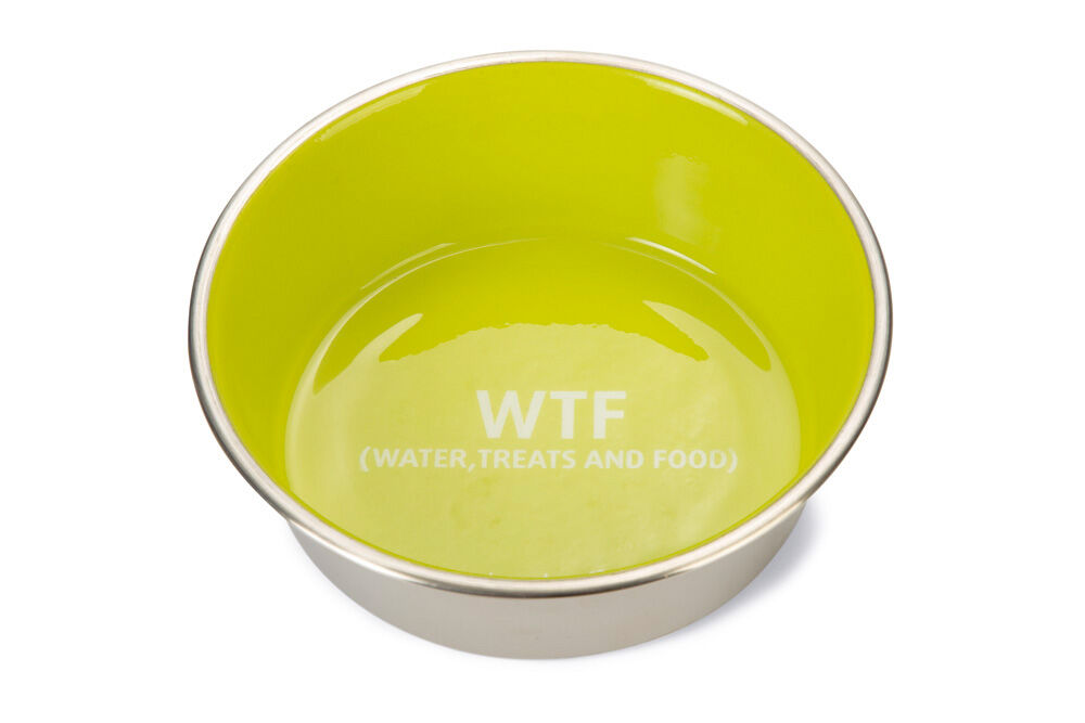Beeztees WTF RVS - Voer en drinkbak - 1.00 cm - 1.00 cm - 20.00 cm - 1.00 cm