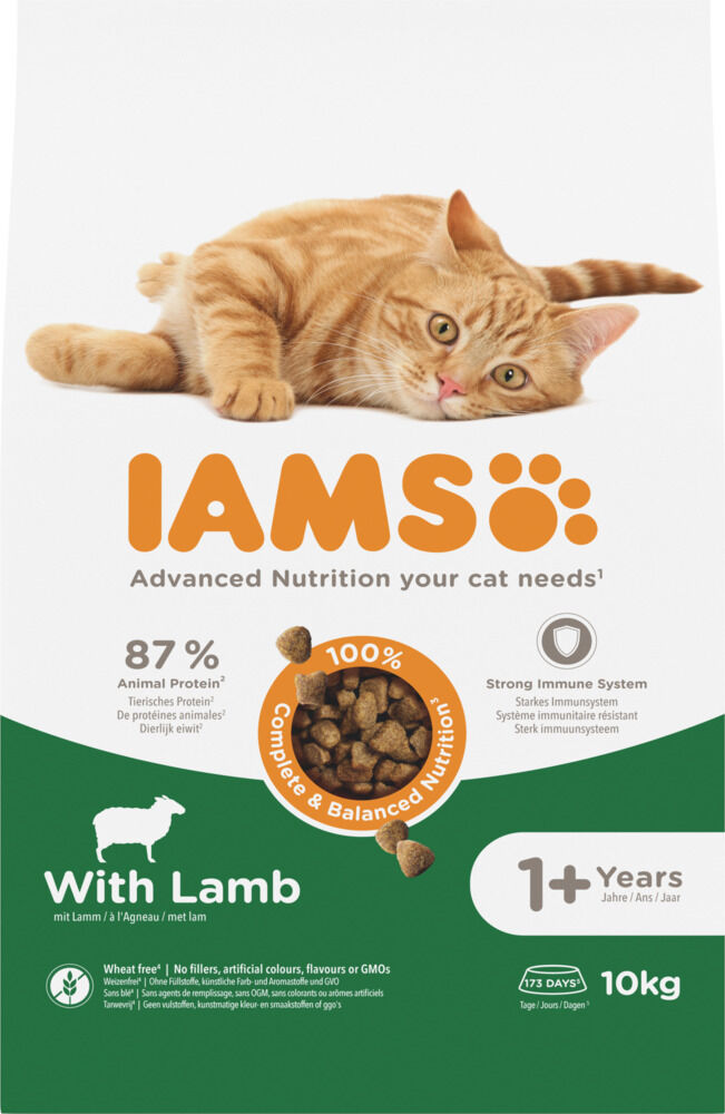 IAMS Adult - Kattenvoer - Lam - 10 kg