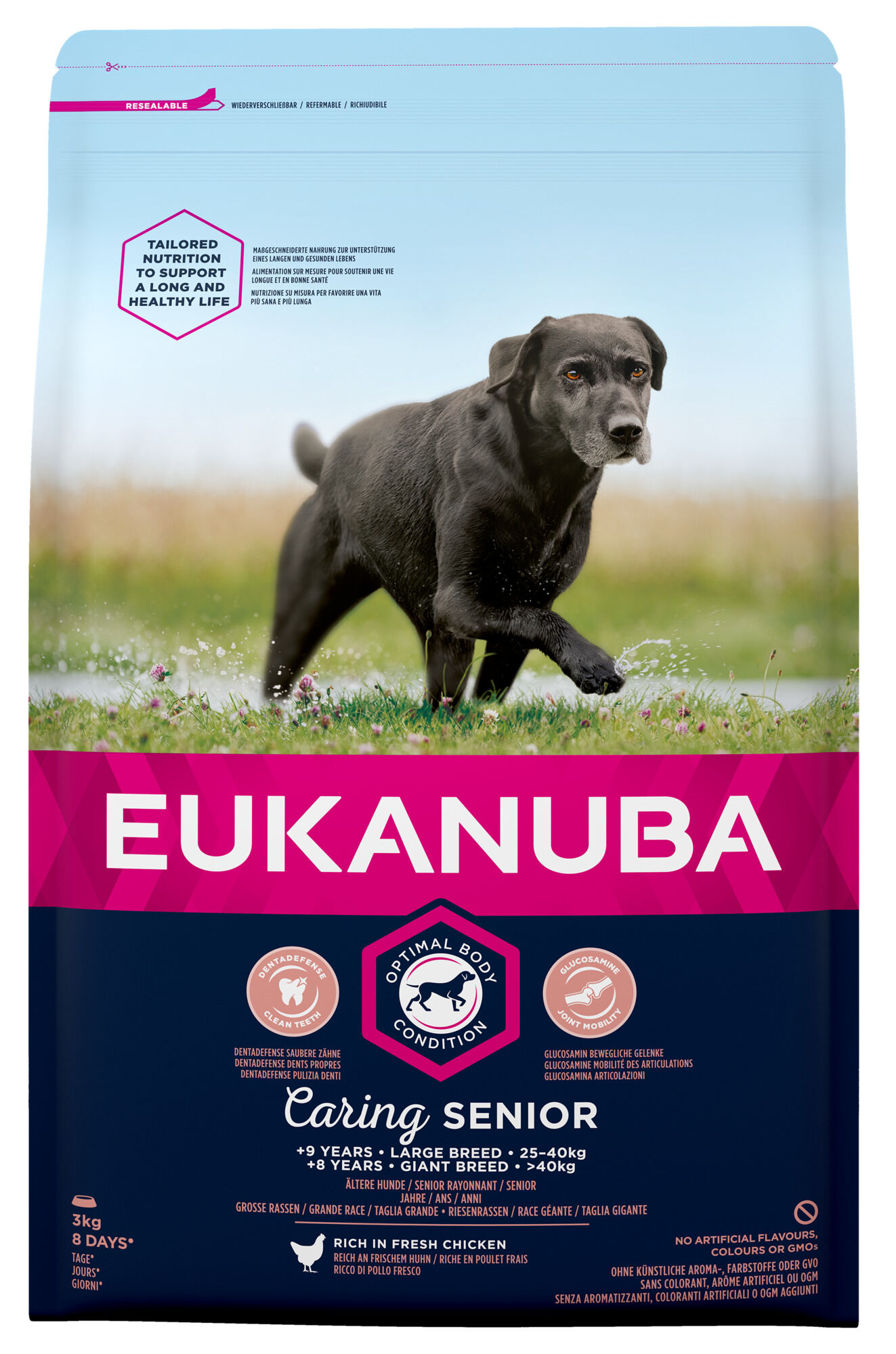 Eukanuba Caring Senior Large Breed - Hondenvoer - Kip - 3 kg