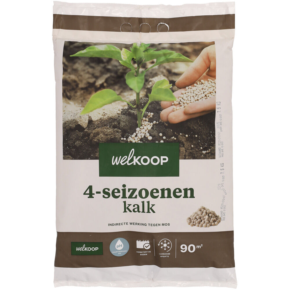 Welkoop - 4-Seizoenenkalk - 7,5 kg Welkoop - 4-Seizoenenkalk - 7,5 kg
