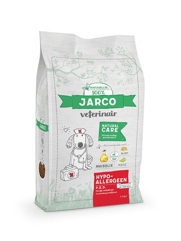 Jarco Veterinair Hypo Allergeen - Hondenvoer - Mais - 2,5 kg