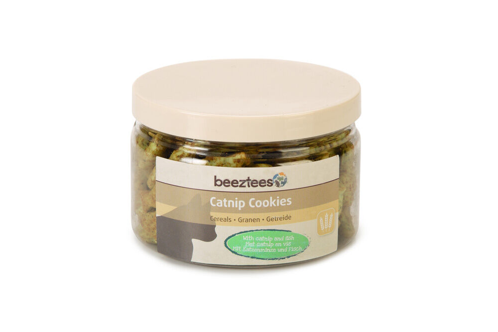 Beeztees Catnip Cookies Granen - Kattensnack - Zalm - 85 gram Beeztees Catnip Cookies Granen - Kattensnack - Zalm - 85 gram