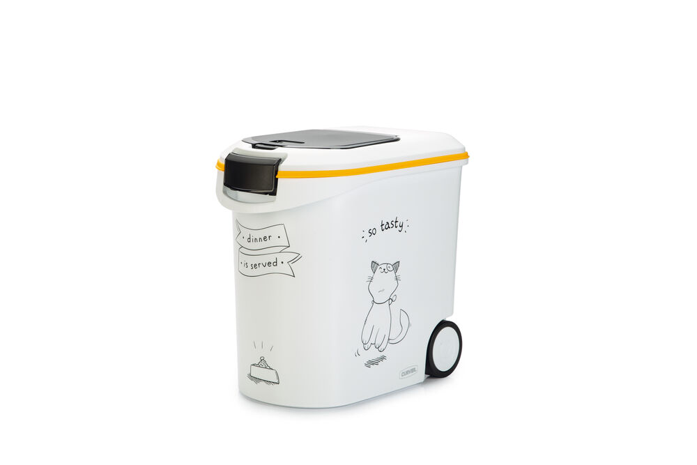 Curver Dis - Kat - Voercontainer - 35.00 l - 1.00 cm - Wit - 28.00 cm - 1.00 cm