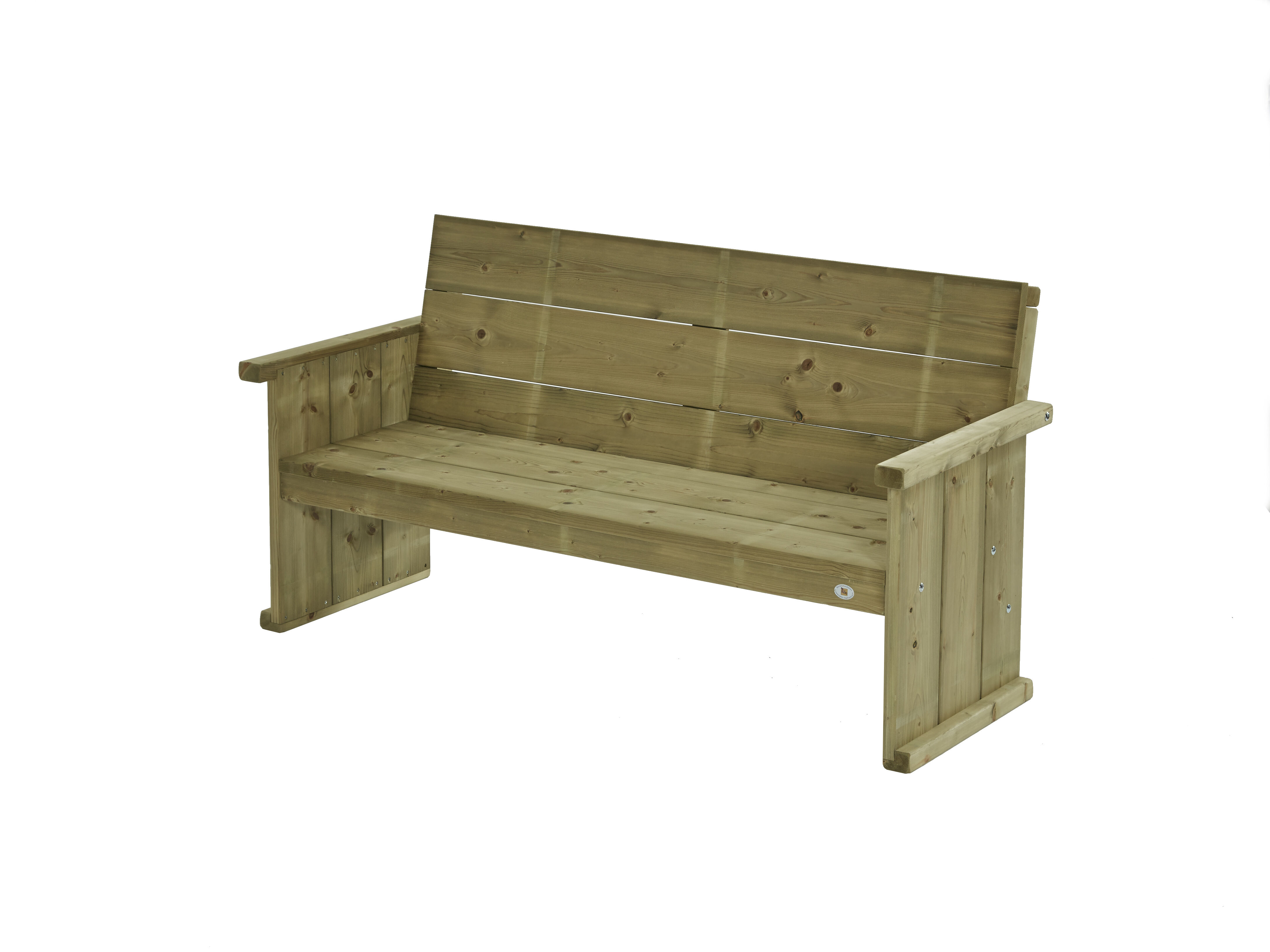 Talen Buitenmeubelen Lisse - Tuinbank - Bruin - 170 x 60 x 93 cm