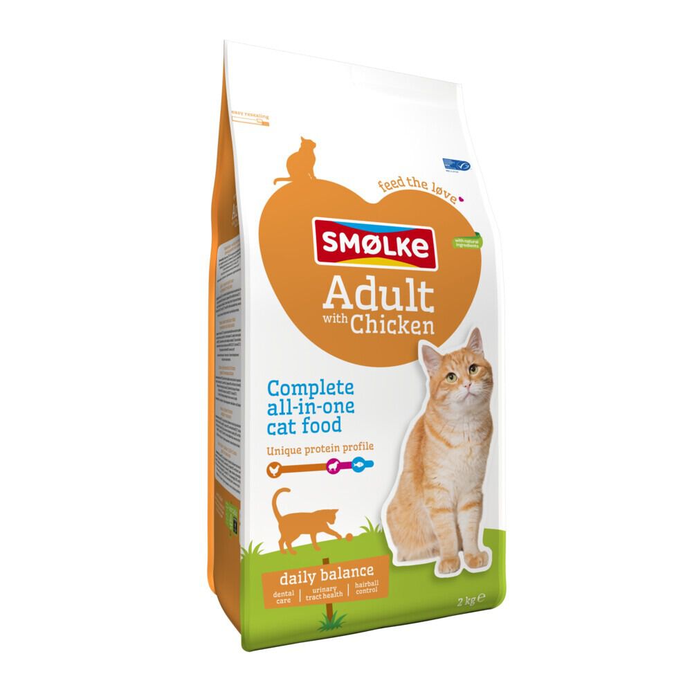 Smölke Adult - Kattenvoer - Kip - 2 kg