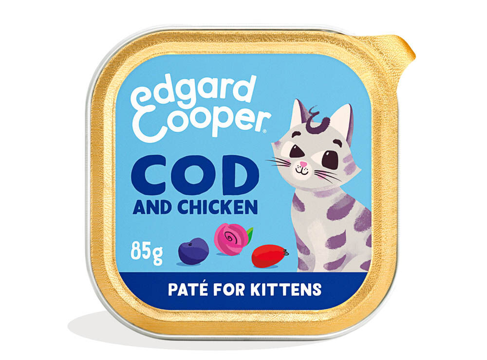 Edgard & Cooper Paté - Kattenvoer - Kabeljauw - Kip - 85 gram Edgard & Cooper Paté - Kattenvoer - Kabeljauw - Kip - 85 gram