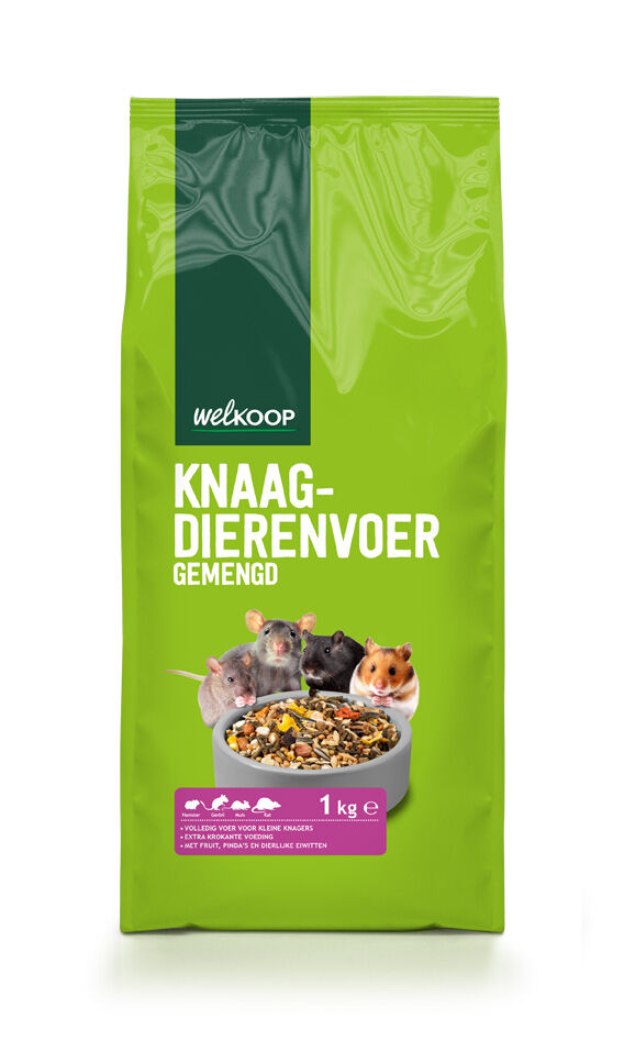 Welkoop Gemengd Knaagdiervoer