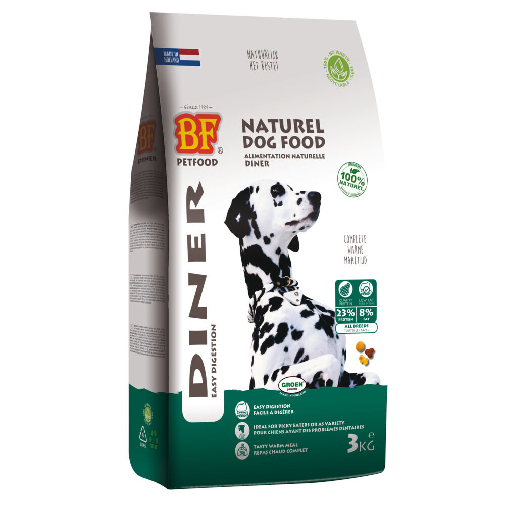 BF Petfood Diner - Hondenvoer - 3 kg