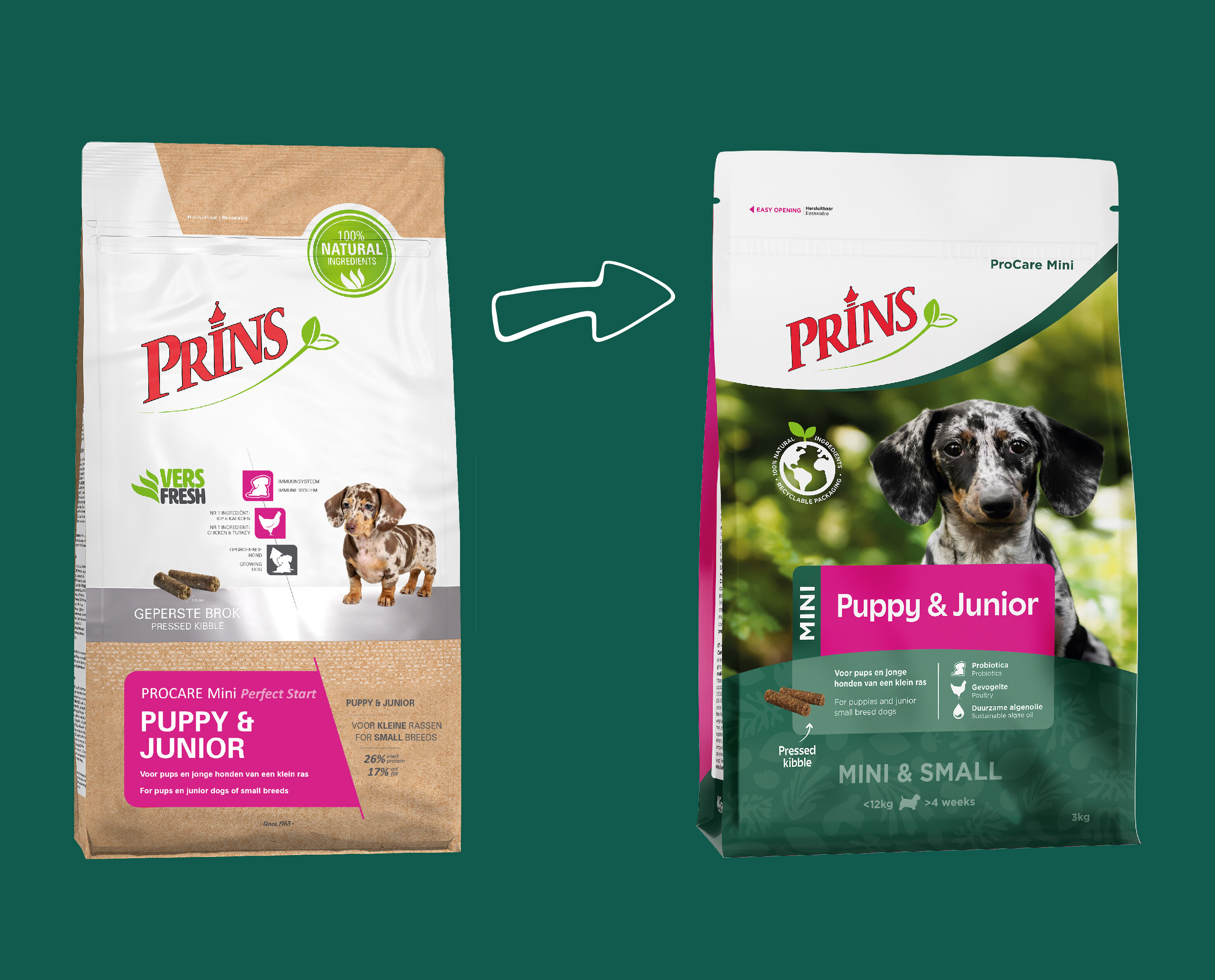 Prins ProCare Mini Puppy & Junior Perfect Start - Hondenvoer  - 3 kg