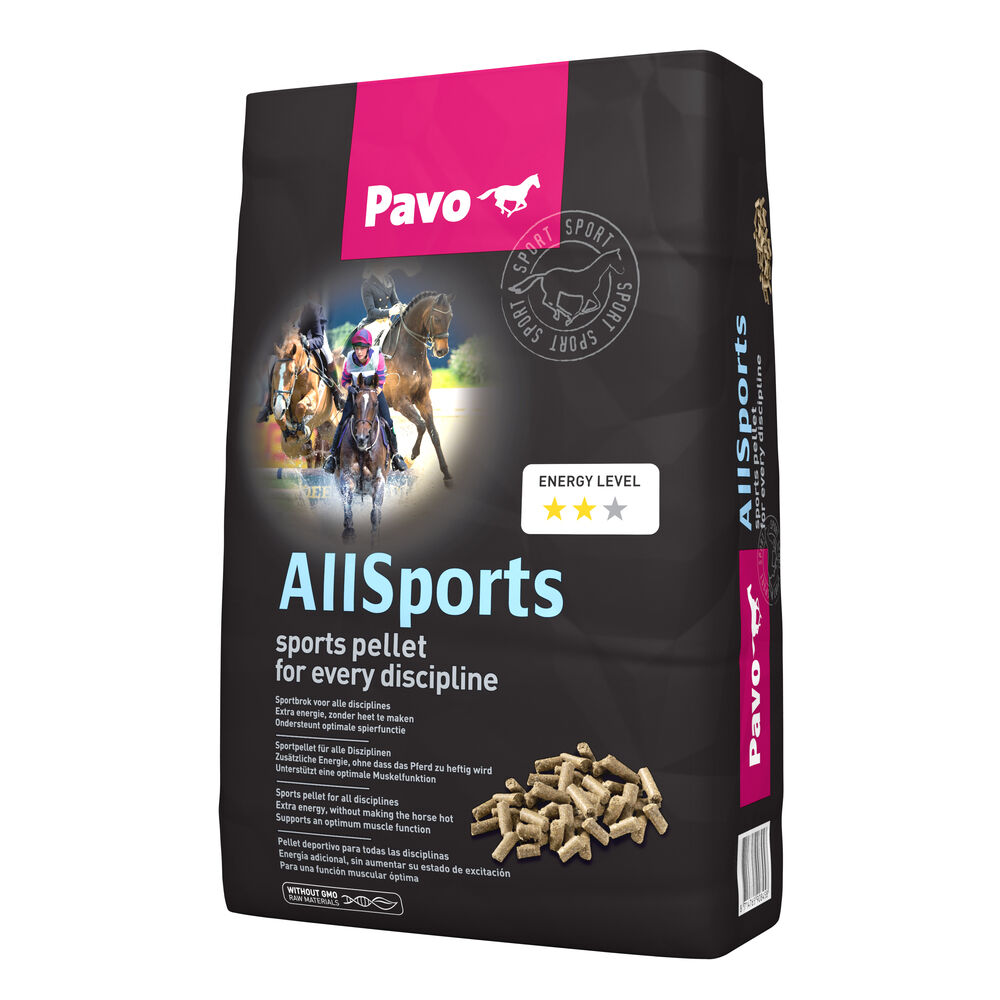 Pavo All Sports  - Sport/ Prestatie - Paardenvoer - 20 kg - Zak