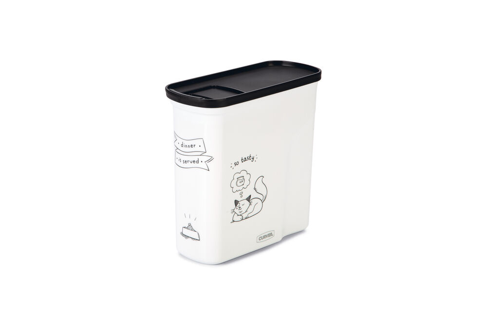 Curver Dis - Kat - Voercontainer - 2.00 l - 1.00 cm - Wit - 21.00 cm - 1.00 cm