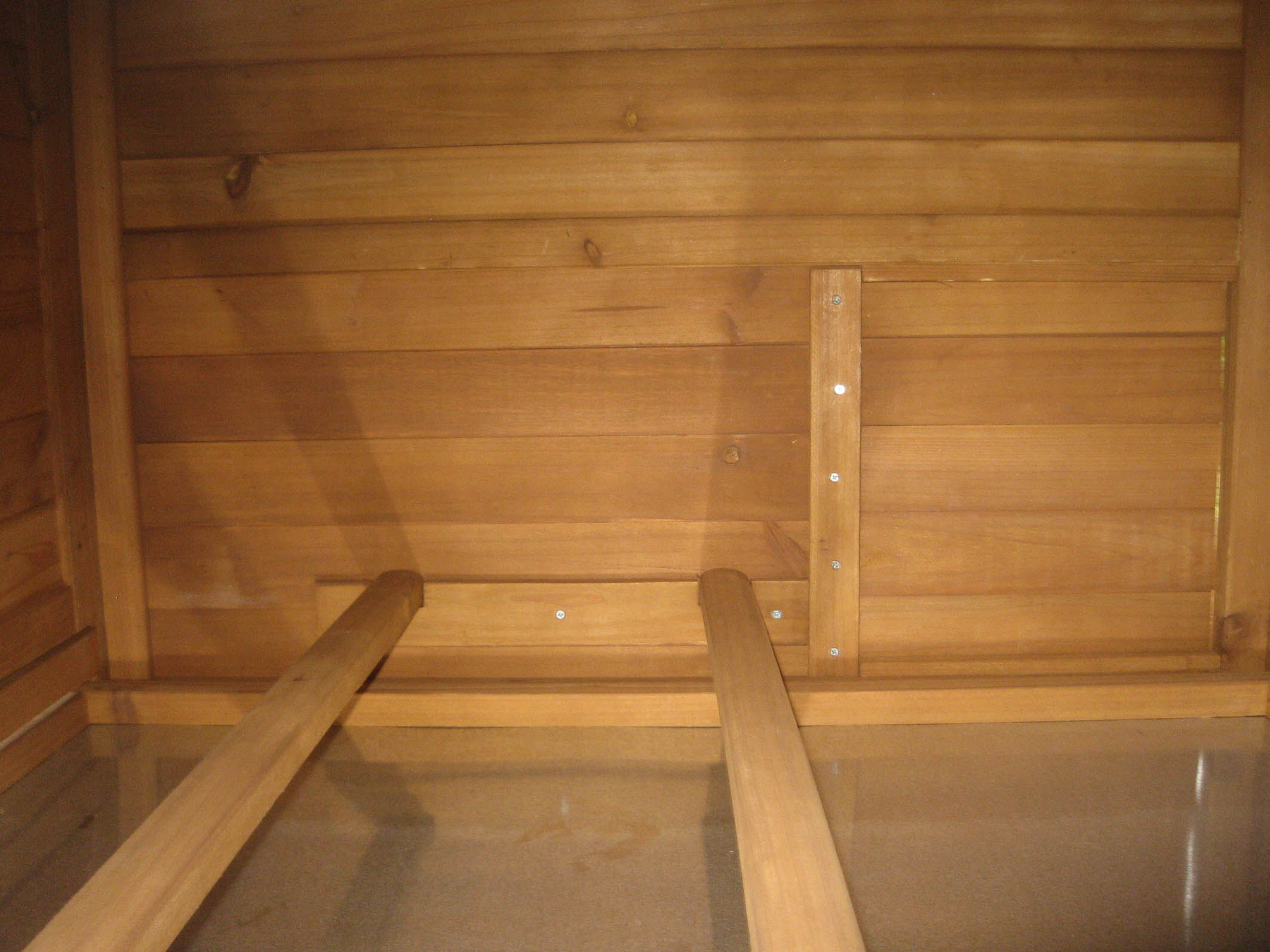 Holland - Kippenhok met ren - Bruin - 250x102x155 cm