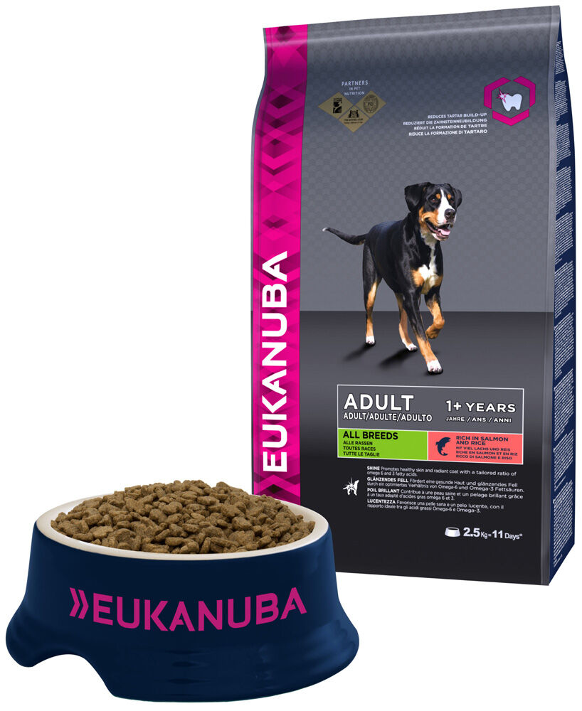 Eukanuba Adult All Breed - Hondenvoer - Zalm - 2,5 kg