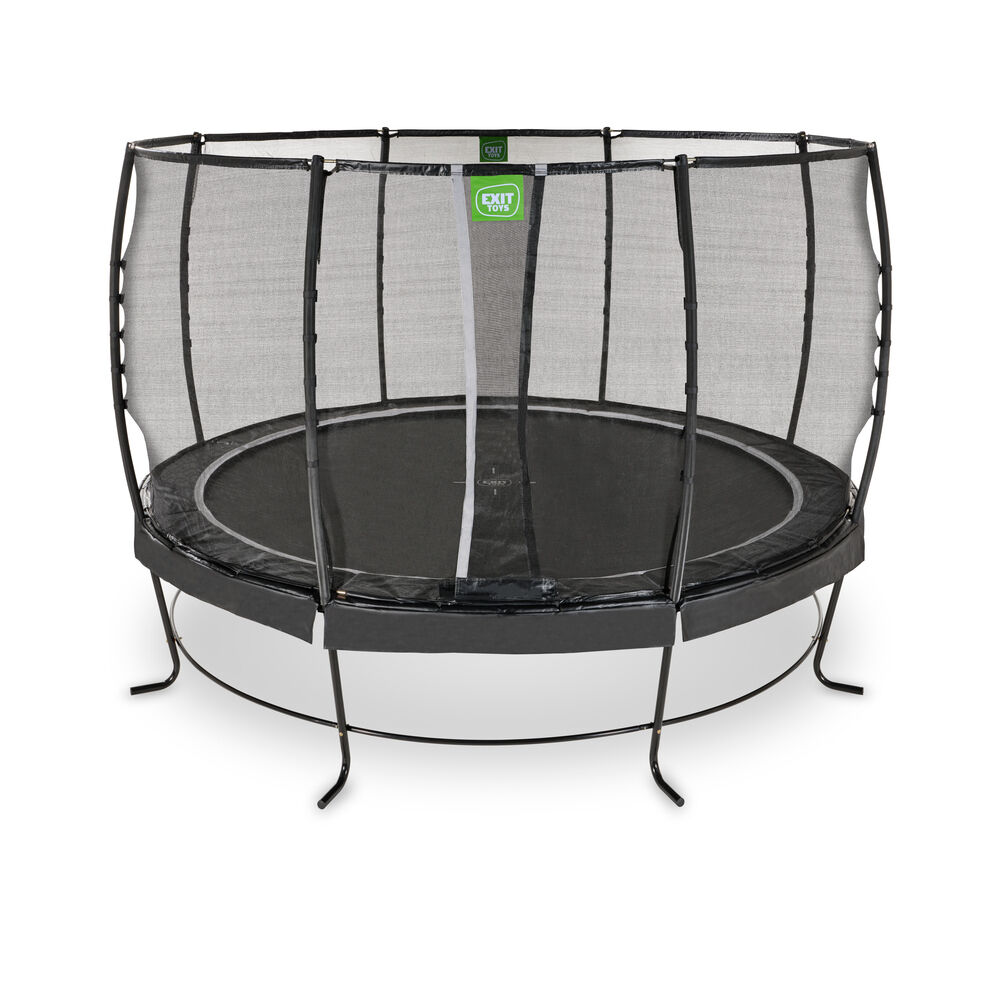 EXIT Lotus Premium - Trampoline - 366 cm - Zwart - Rond