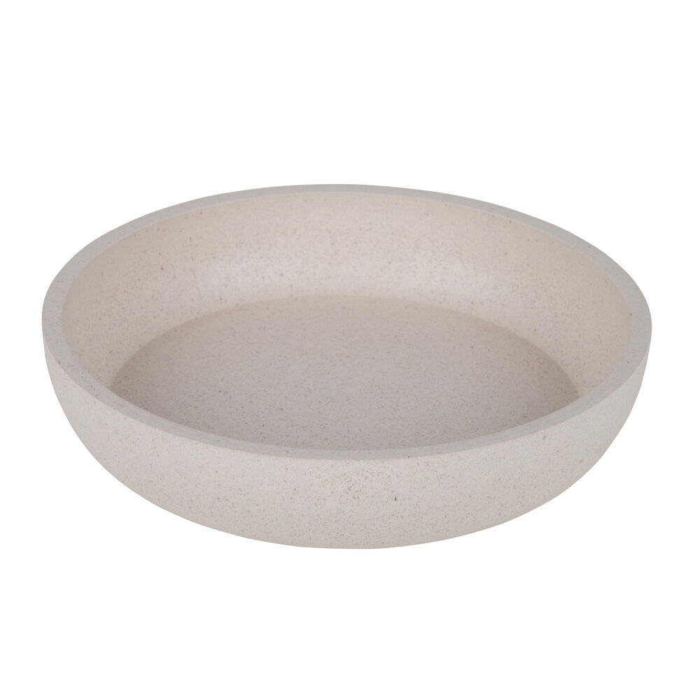 District 70 Bamboo - Voerbak - 12x12x2,8cm - Beige