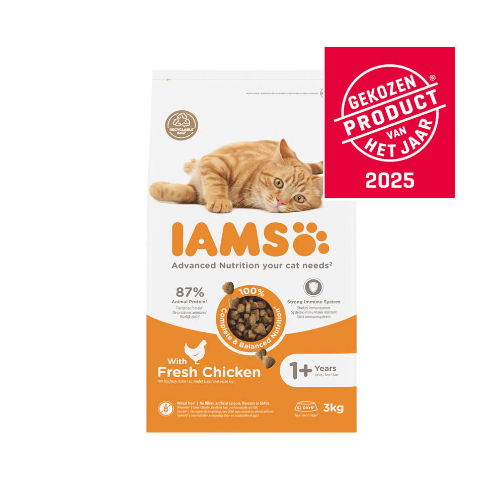 Iams Adult - Kattenvoer - Kip - 3 kg