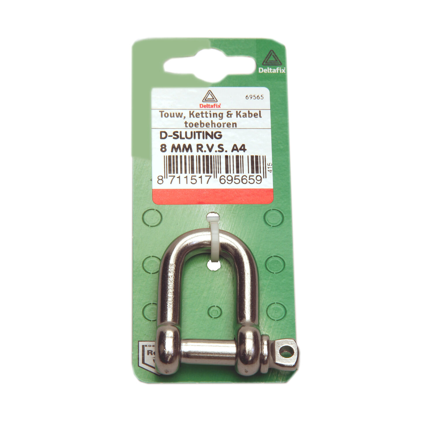 Deltafix 8 mm - D-sluiting