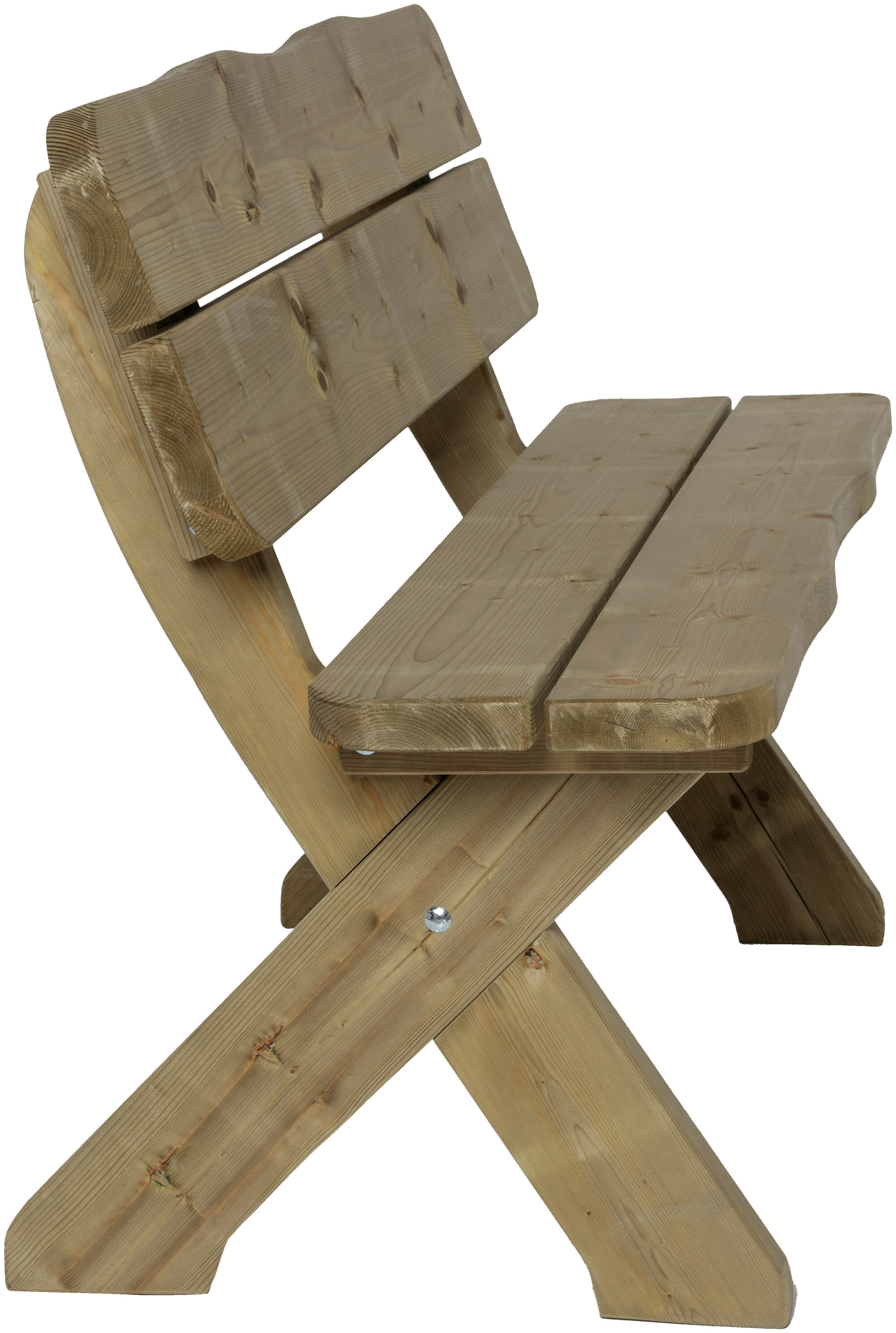 Talen Buitenmeubelen Weidebank - Tuinbank - Bruin - 120 x 91 x 62 cm
