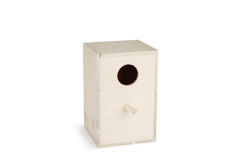 Beeztees Broedkastje Staand - Vogel accessoires - Hout - Klein