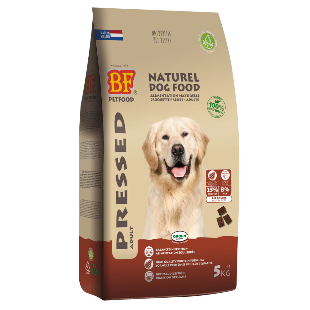 BF Petfood Adult Geperst - Hondenvoer - 5 kg BF Petfood Adult Geperst - Hondenvoer - 5 kg