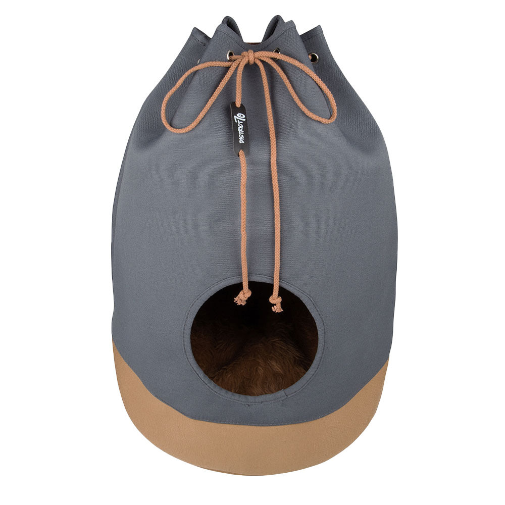 District 70 Kattenhuis - Kattenmand - 60.00 cm - Grijs / Coganc - 45.00 cm - 45.00 cm District 70 Kattenhuis - Kattenmand - 60.00 cm - Grijs / Coganc - 45.00 cm - 45.00 cm