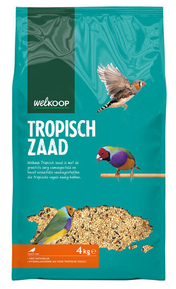 Welkoop Tropisch zaad - Vogelvoer - 4 kg Welkoop Tropisch zaad - Vogelvoer - 4 kg