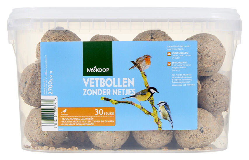 Welkoop Vetbollen zonder netje in emmer - Tuinvogelvoer - 21.50 cm - 23.00 cm - 23.00 cm Welkoop Vetbollen zonder netje in emmer - Tuinvogelvoer - 21.50 cm - 23.00 cm - 23.00 cm