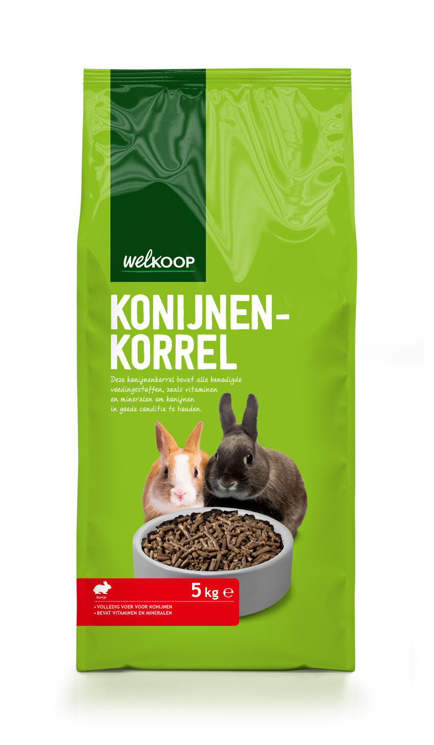 Welkoop Konijnenkorrel  - 5 kg