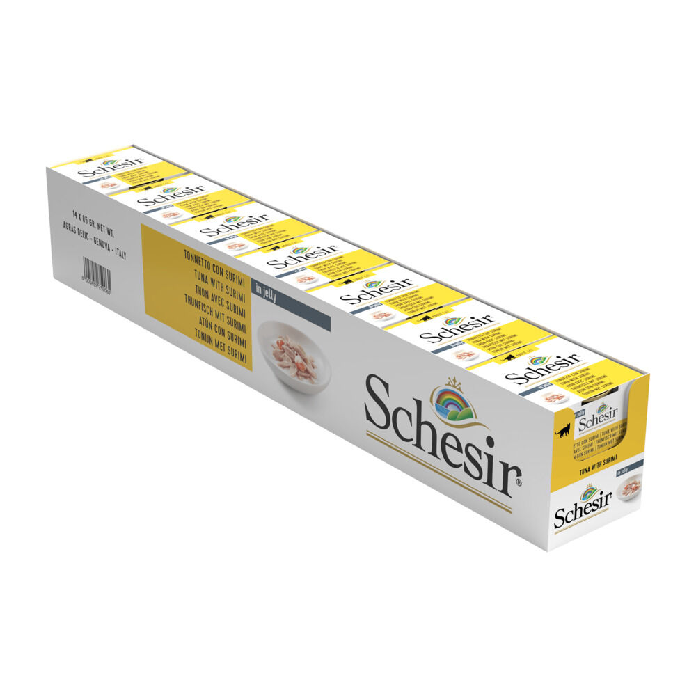 Schesir - Kattenvoer in Gelei - Tonijn - 85 gram